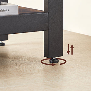 L-förmiger Computertisch mit 2 Ablagen – Eckschreibtisch für Homeoffice & Gaming
