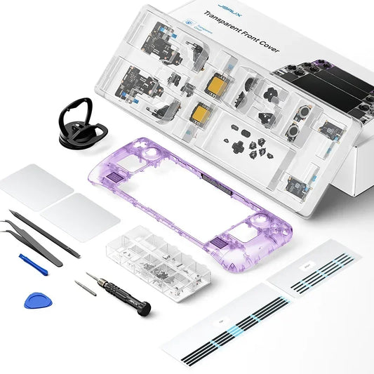 JSAUX Transparent Case für Steam Deck (OLED & LCD) – Rückschale mit Kühlungsdesign