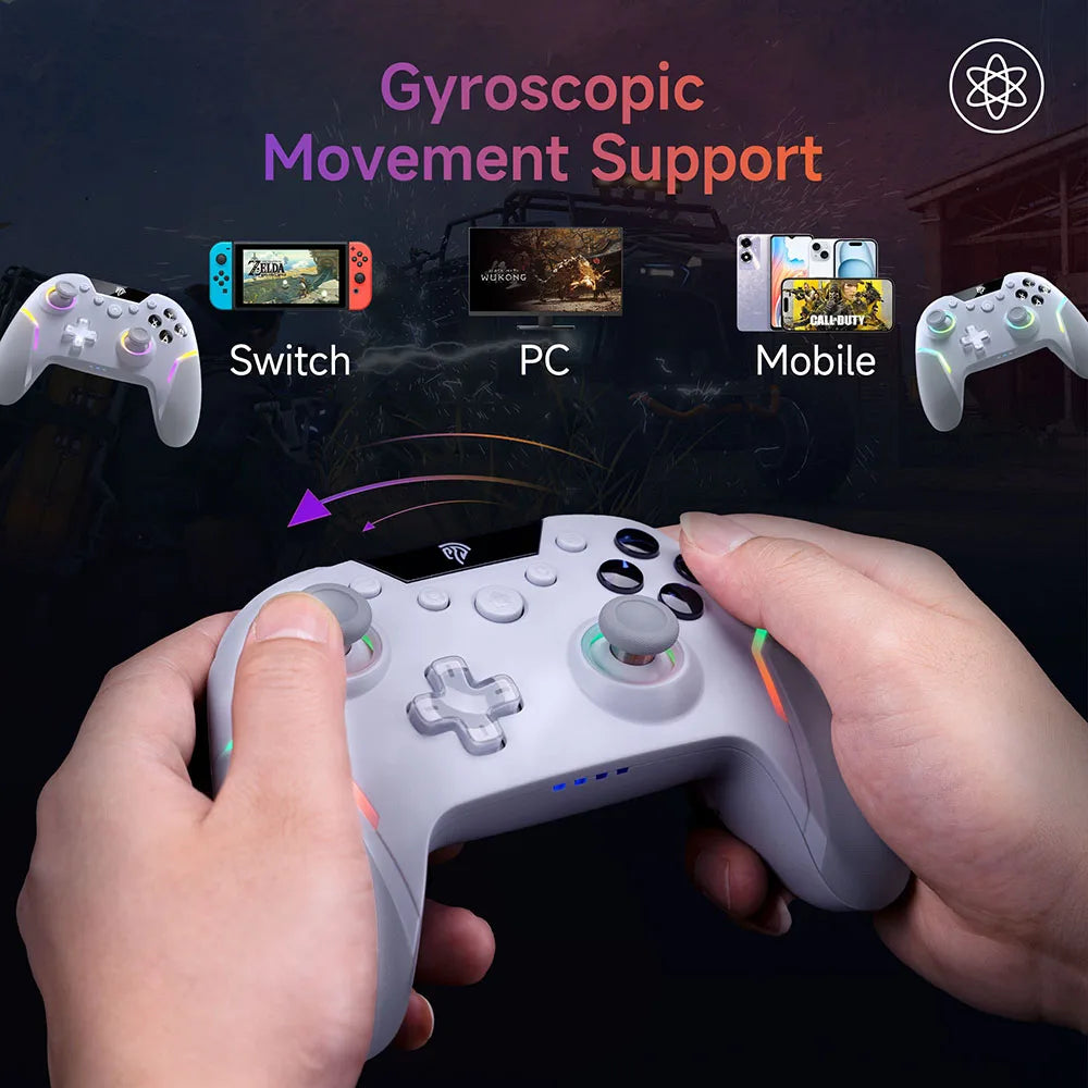 EasySMX X20 Wireless Controller – RGB, Hall-Sticks & 1000Hz Polling für PC/Switch/Android