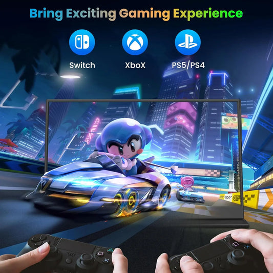 15,6″ Tragbarer Ultrathin Monitor – IPS Full HD, USB-C & HDMI