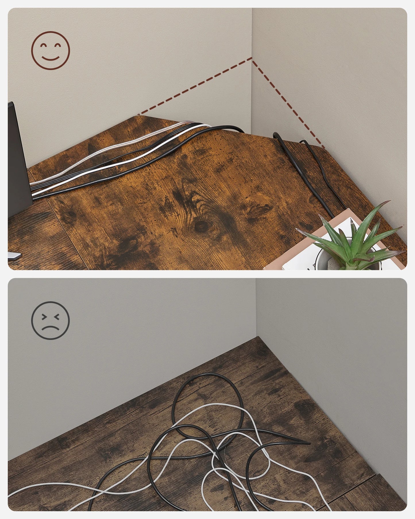 L-förmiger Computertisch mit 2 Ablagen – Eckschreibtisch für Homeoffice & Gaming