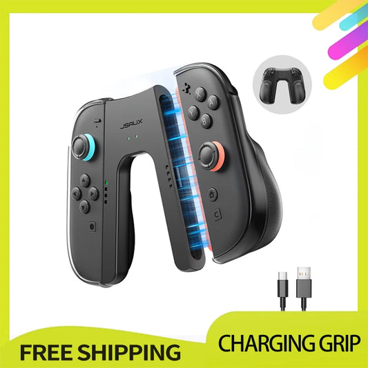 JSAUX Controller Split Charging Grip – Ergonomisches Gamepad für Switch 2 JoyCon