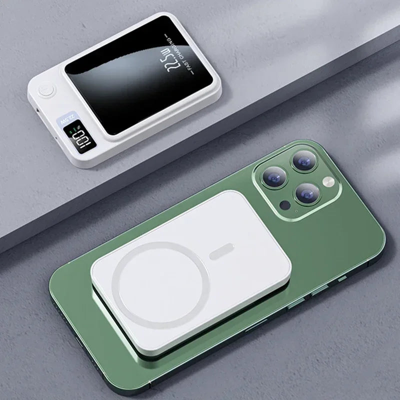10000 mAh MagSafe Power Bank – 15 W Qi2 Wireless + 20 W PD Fast Charging