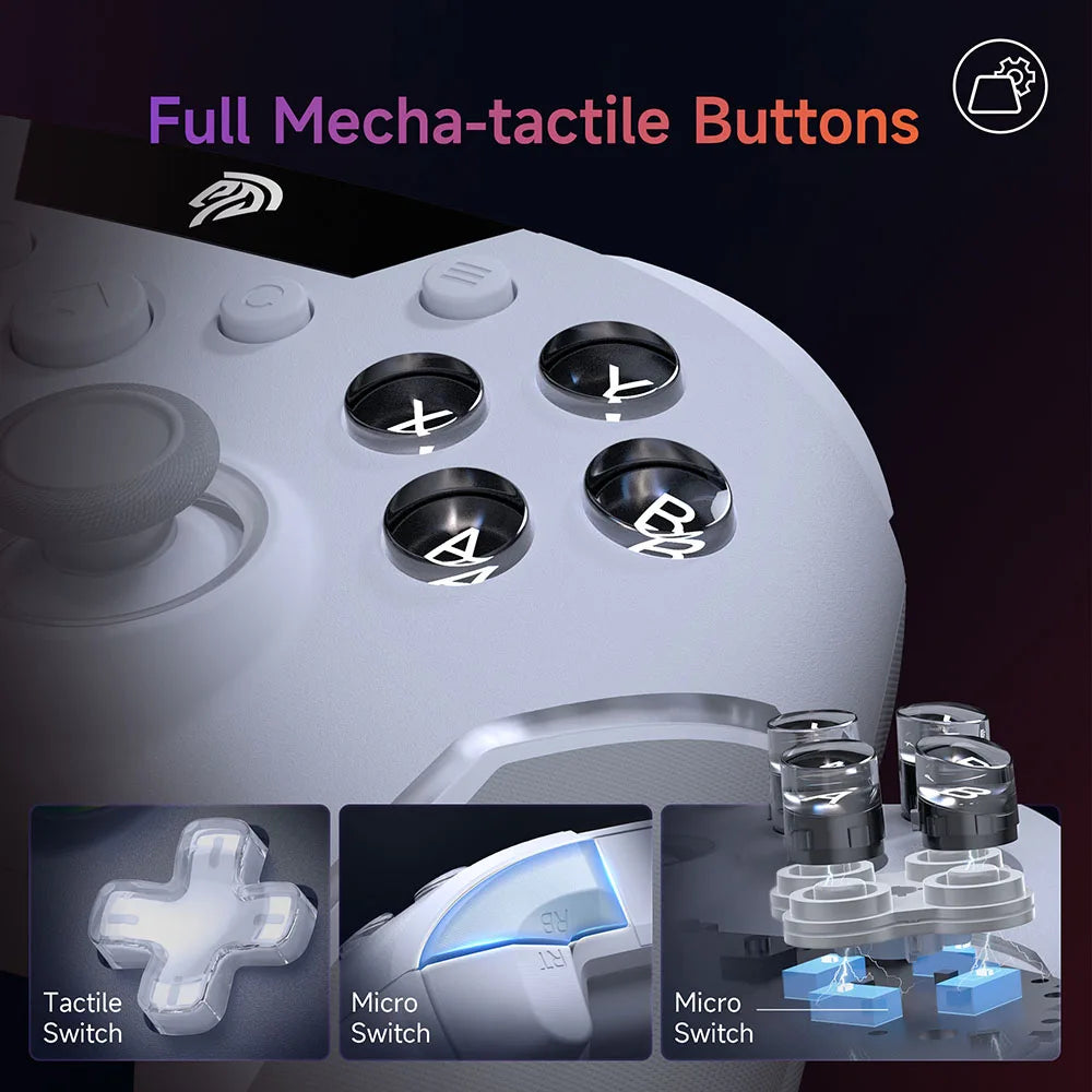 EasySMX X20 Wireless Controller – RGB, Hall-Sticks & 1000Hz Polling für PC/Switch/Android