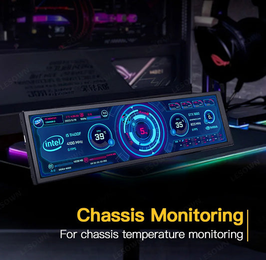 8,8″ Ultrawide Bar Monitor – IPS Display 1920×480 mit HDMI & USB-C