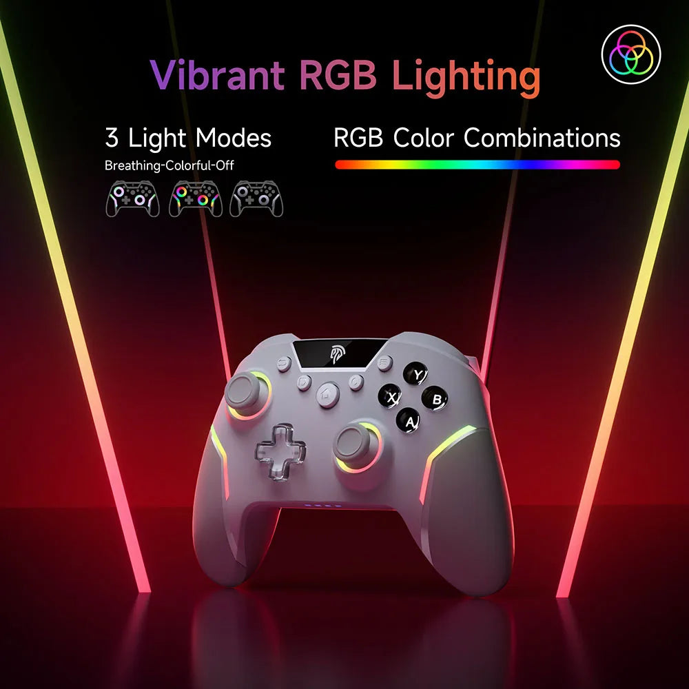 EasySMX X20 Wireless Controller – RGB, Hall-Sticks & 1000Hz Polling für PC/Switch/Android
