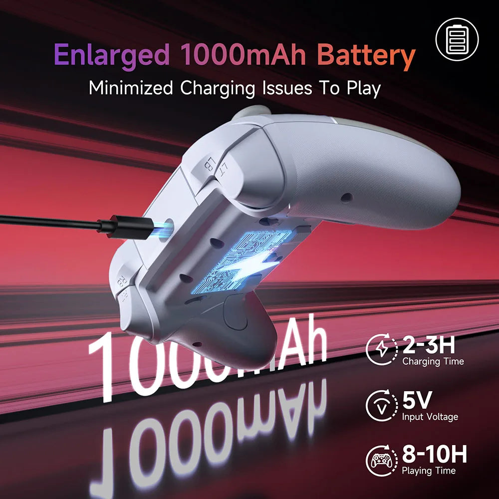 EasySMX X20 Wireless Controller – RGB, Hall-Sticks & 1000Hz Polling für PC/Switch/Android