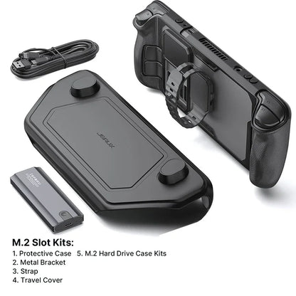 JSAUX ModCase für Steam Deck OLED – Schutz-Case mit abnehmbarer Frontschale