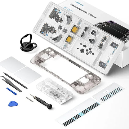 JSAUX Transparent Case für Steam Deck (OLED & LCD) – Rückschale mit Kühlungsdesign