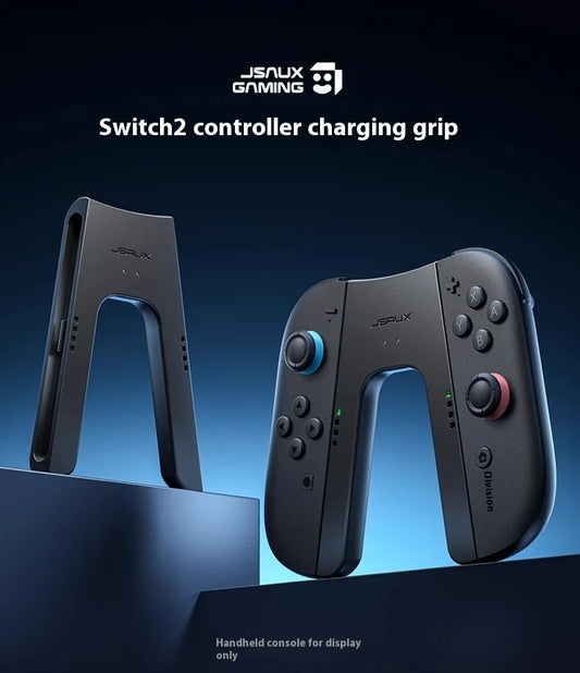 JSAUX Controller Split Charging Grip – Ergonomisches Gamepad für Switch 2 JoyCon