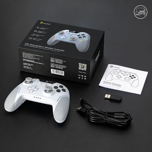 EasySMX X20 Wireless Controller – RGB, Hall-Sticks & 1000Hz Polling für PC/Switch/Android