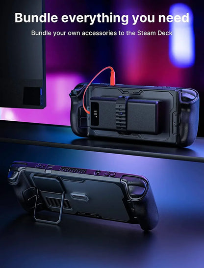 JSAUX ModCase für Steam Deck OLED – Schutz-Case mit abnehmbarer Frontschale