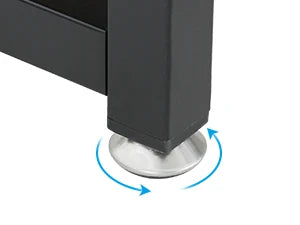 Großer Doppelschreibtisch mit Regal – 200 cm Arbeitsplatz für 2 Personen