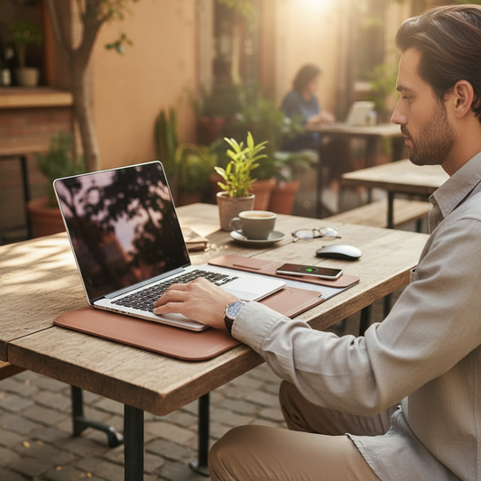 4-in-1 Laptop Sleeve with Wireless Charging